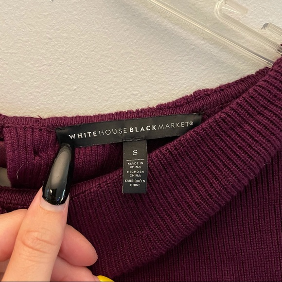 WH/BM Bow Back Sweater - Picture 7 of 7